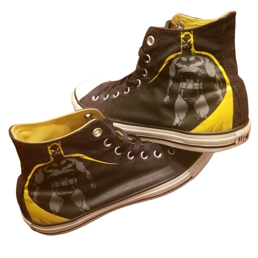 EUC | DC Comics Batman Chuck Taylor | 75th Anniversary Edition | Mens | Size: 11